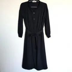chocol raffine robe 紺 シャツ ワンピース 長袖