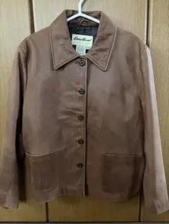 Eddie Bauer レザージャケット ブラウン