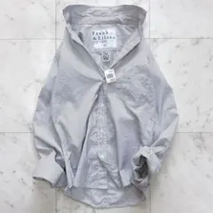 タグ付き未使用✨フランクアンドアイリーン　バリー　ストライプ　シワ加工