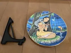 新品未使用　ディズニー　ポカホンタス　プレート　絵皿