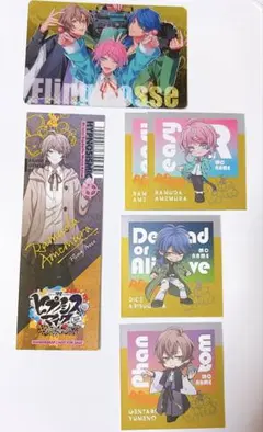 ヒプノシスマイクFlingPosse カード ステッカー しおり