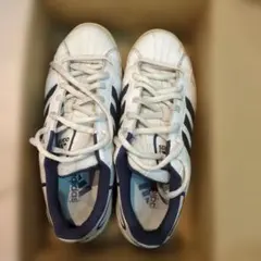 adidas ゴルフシューズ ホワイト/ネイビー