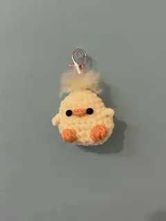 黄色い鳥さん　ヒヨコ　キーホルダー　あみぐるみ　ハンドメイド