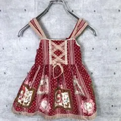 Shirley Temple 古着 リボン 赤ずきん 柄 ドット柄ワンピース