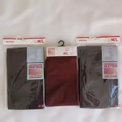 ユニクロ ヒートテック タイツ 3点セット M/L