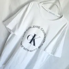 カルバンクライン Calvin Klein Jeans Tシャツ ホワイト ロゴ