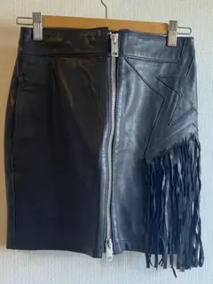 diesel レザースカート　新品未使用　ディーゼル　スカート　ミニスカート