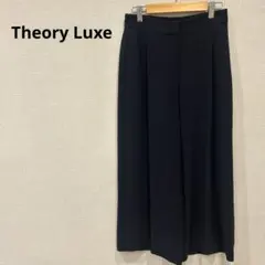 theory luxe セオリーリュクス タックワイドパンツ ネイビー 36