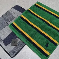 Ralph Lauren　カルバンクライン　タオルハンカチ2枚セット