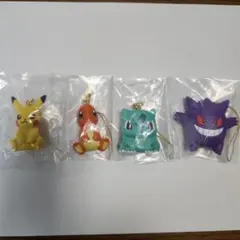 ポケモン ミニフィギュア ストラップ 4種セット