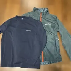 mont-bell ライトシェルパーカ　ウイックロンロングスリーブT 140