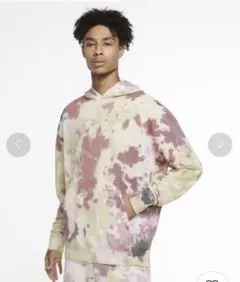 美品 M ナイキ スポーツウェア タイダイ パーカー プルオーバー パーカー