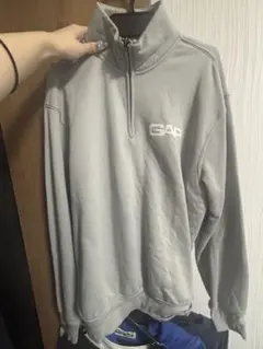 GAP ハーフジップ スウェット グレー XS