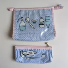 Afternoon Tea ドット柄 ポーチ 2点セットのサムネイル