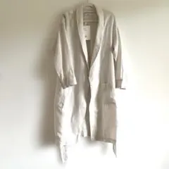 アーバンリサーチ リネン ショールカラー カーディガン 羽織 ロング