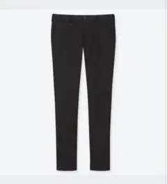 スリムフィットノータックチノ　w76 黒　パンツ　ユニクロ　股下83 カジュアル