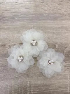 フラワーピン　ブライダルアクセサリー　浴衣