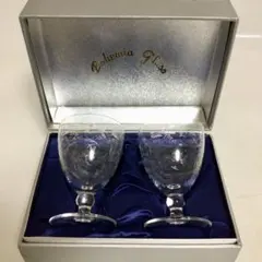 Bohemia Glass クリスタルワイングラス 2個セット