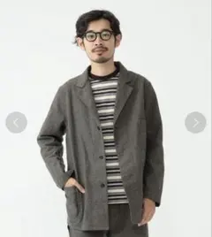 【美品】BEAMS PLUS / ホームスパン 3ボタン ワークジャケットのサムネイル