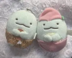 すみっコぐらし とかげ　ぬいぐるみマスコット 2点セット