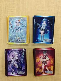 Wixoss TCG カードスリーブ 全4種コンプリートセットのサムネイル