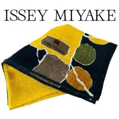 【美品】ISSEY MIYAKE ハンカチ 大判 ヴィンテージ イエロー 綿のサムネイル