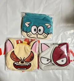 僕のヒーローアカデミア　ヒロアカ　アニマルフェイスポーチ　3種セット