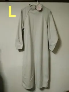 ESSEME グレー ロングワンピース L