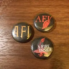 AFI 缶バッジ 3個セット