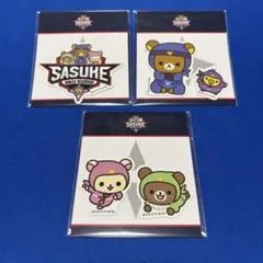 SASUKE NINJA WARRIOR リラックマ ステッカー 3種類　サスケ