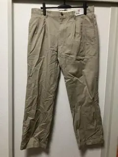 新品未使用　UNIQLO ベージュ 2タック チノパン 95x79