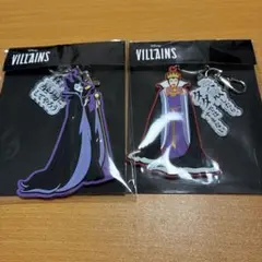 マレフィセント＆鏡の女王 ラバーキーホルダー ヴィランズ