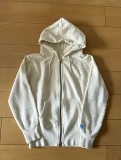 ORCIVAL ホワイト ジップアップパーカー サイズ14