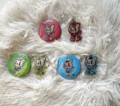 GENERATIONS ジェ猫　アクリルキーホルダー缶バッジ3色セット　三重