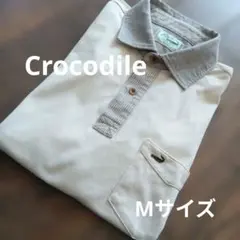 Crocodile アイボリーポロシャツ M