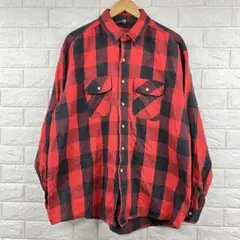90s Five brother アメリカ製　ヘビネルバッファローチェックシャツ