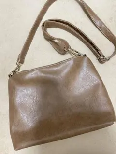 【即購入OK】D.KELLY ブラウン ショルダーバッグ