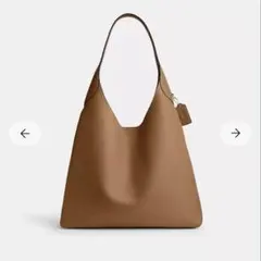 COACH ブルックリン ショルダーバッグ 28 ブラウン スエードトート