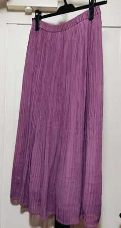 【未使用に近い】Laura Ashley パープル系プリーツスカート 38♡
