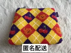 WiggleWiggleダイヤモンドパターン フリースポーチ