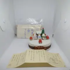 未使用 猫舎道楽堂本舗 クリスマス 12月 のれん ケーキのネコヤ