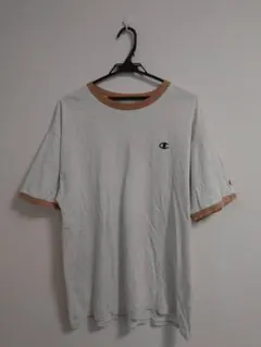 Champion ホワイト リンガーTシャツ