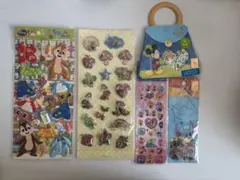 ディズニーシール ミッキーフレンズ ミニー チップとデール スティッチ