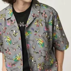 美品 marble SUD マーブルシュッド アニマル刺繍ブラウスシャツ 半袖