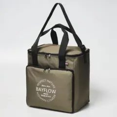 BAYFLOW スクエア型 保冷バッグ KHAKI ベイフロー 2WAYバッグ