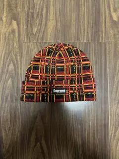 Supreme チェック柄 ビーニー