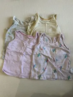 ベビー肌着 タンクトップ 4枚セット 80