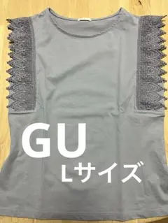 GU ノースリーブシャツ L レース