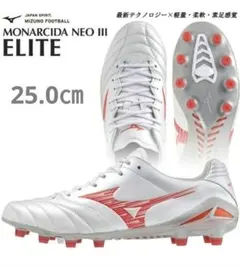 ★在庫処分！【国内正規品】ミズノ　モナルシーダ ネオ 3 エリート　25.0㎝