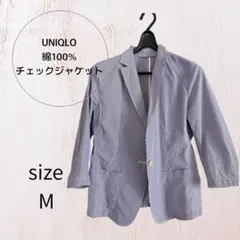 UNIQLO ジャケット Mサイズ　チェック